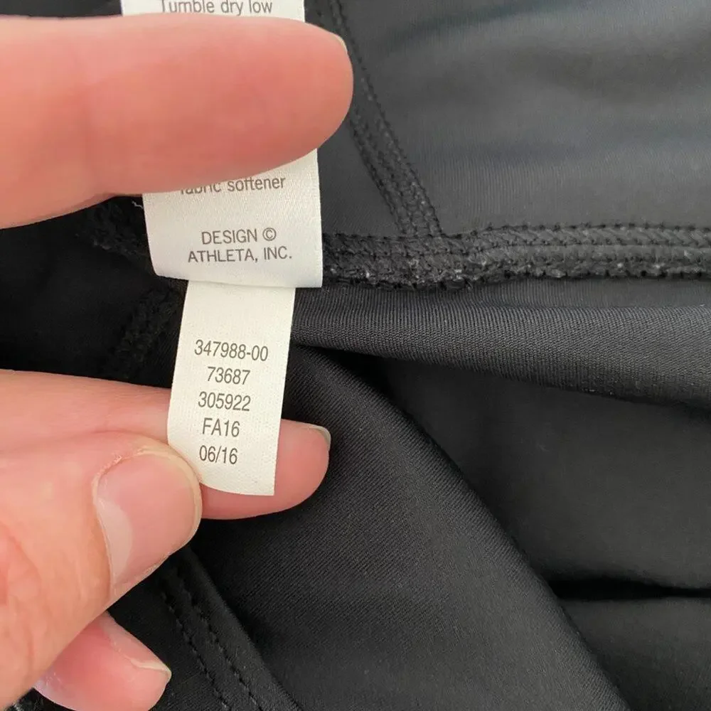 Athleta Silver Shine Strip Sonar Leggings Medium - Picture 8 of 8